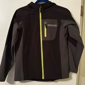 Free country boys waterproof jacket small grey